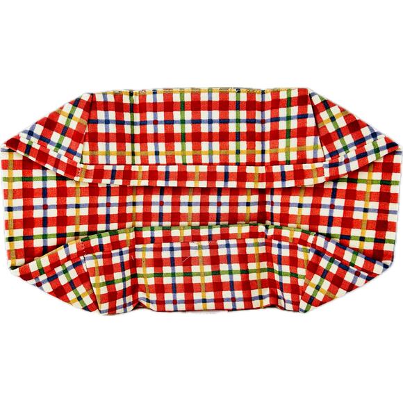 Longaberger Picnic Pal Cherry Red Plaid LINER ONLY #2566631 New - Picture 3 of 5